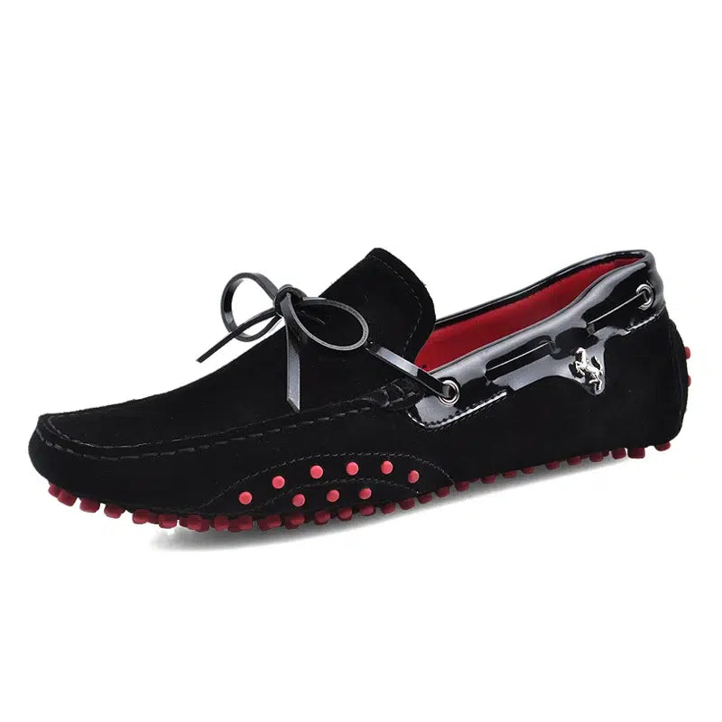 Mokassins im Bootsschuh-Stil aus Wildleder für Herren