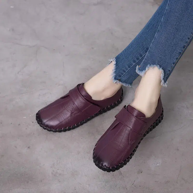 Orthopädische Klettverschluss-Mokassins für Damen