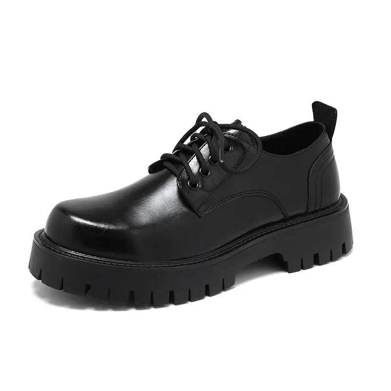 Lässige Plateau-Loafer aus Kunstleder für Herren
