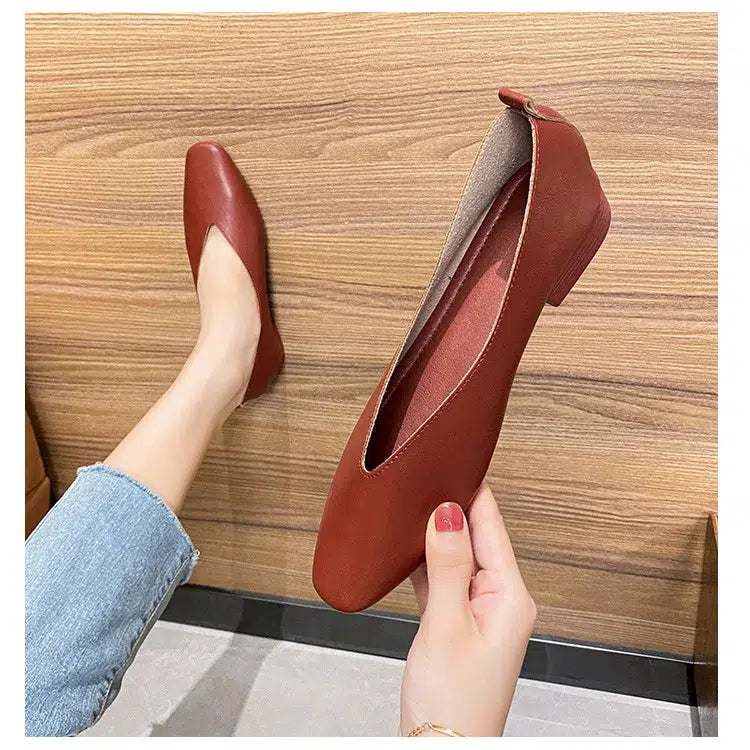Klassische Mary Jane Retro-Ballerinas für Frauen