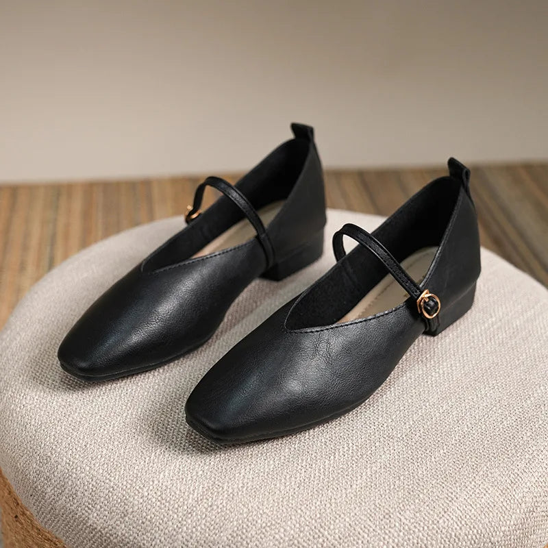 Mary Jane Riemchenballerinas Elegant und Retro