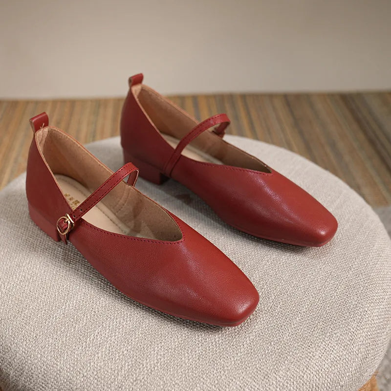 Mary Jane Riemchenballerinas Elegant und Retro