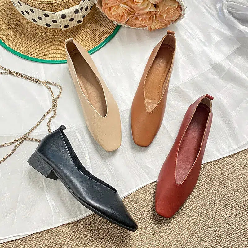 Klassische Mary Jane Retro-Ballerinas für Frauen