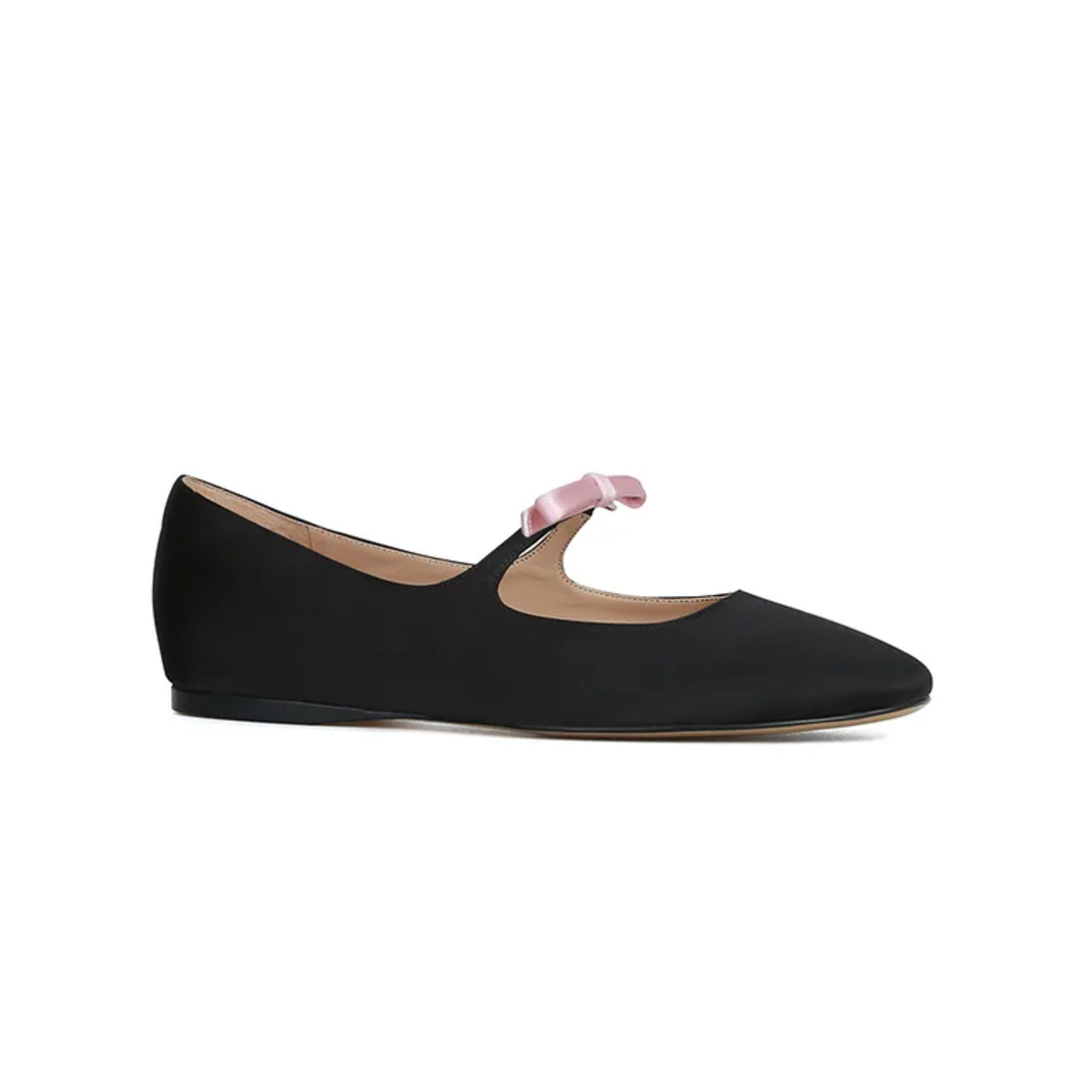 Mary Jane Loafer mit eckiger Spitze und Schleife