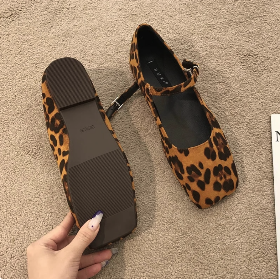 Ballerinas Leopard für damen Mary Jane