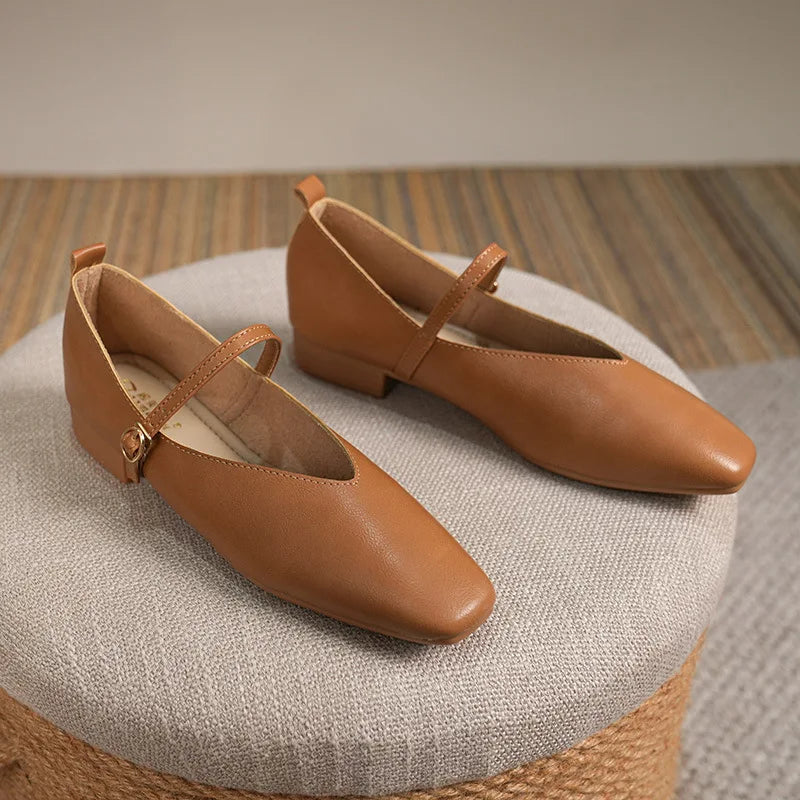 Mary Jane Riemchenballerinas Elegant und Retro