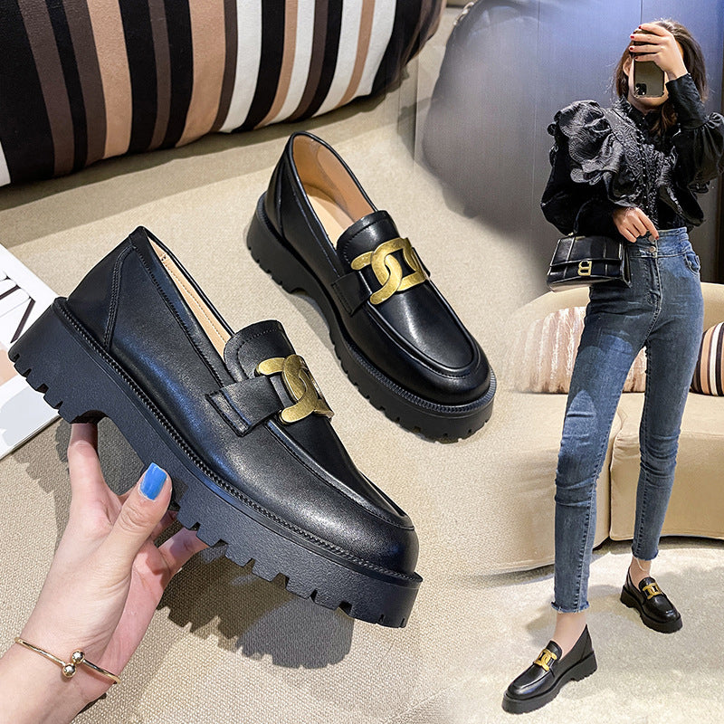 Elegante Loafer mit Plateausohle für Damen