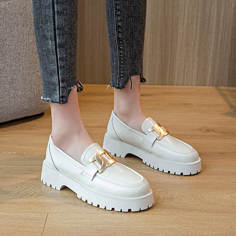 Elegante Loafer mit Plateausohle für Damen