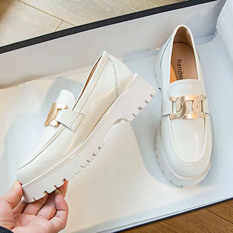 Elegante Loafer mit Plateausohle für Damen