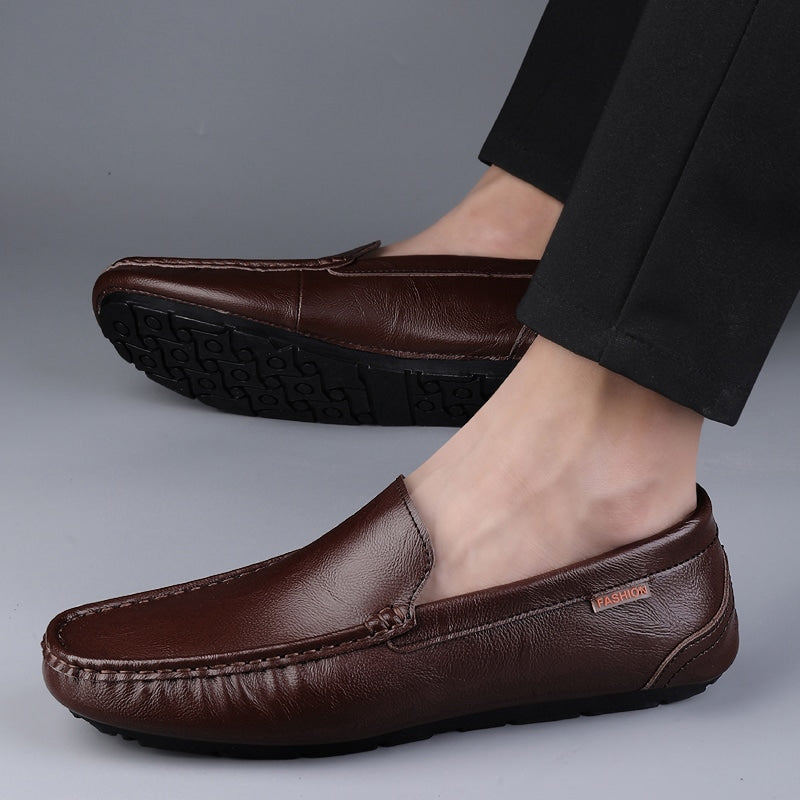 Atmungsaktive Loafer aus Kunstleder für Herren