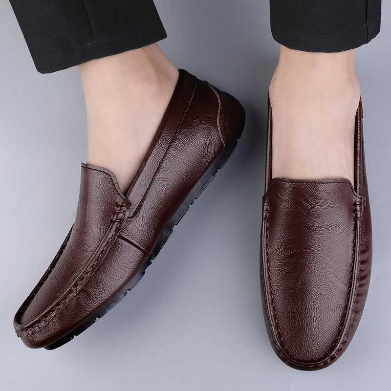 Atmungsaktive Loafer aus Kunstleder für Herren