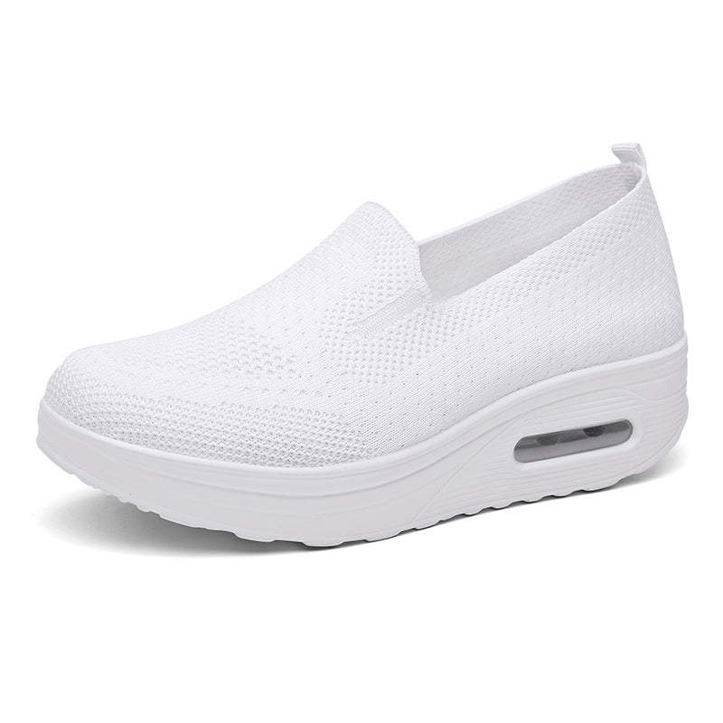 Atmungsaktive weiche Loafer aus Stoff für Damen