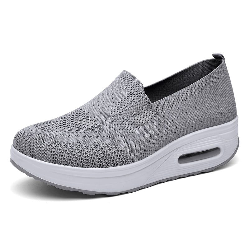 Atmungsaktive weiche Loafer aus Stoff für Damen