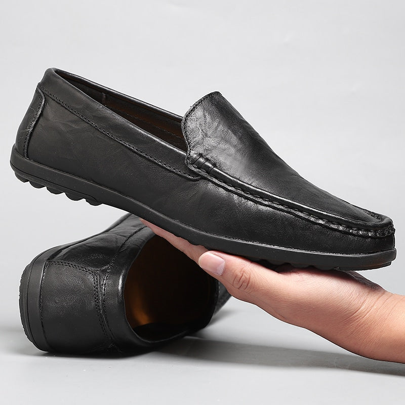 Atmungsaktive Loafer aus Kunstleder für Herren