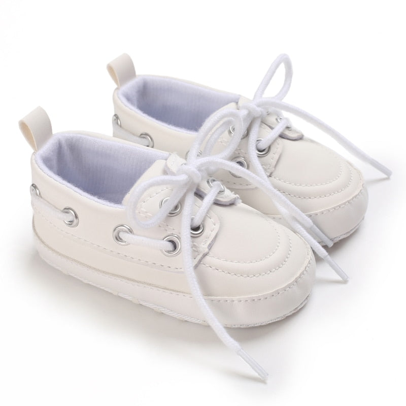 Bootsschuhe-Mokassins mit Schnürung für Baby-Jungen