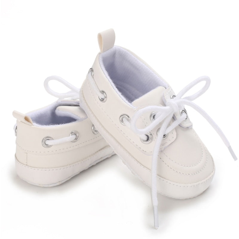Bootsschuhe-Mokassins mit Schnürung für Baby-Jungen