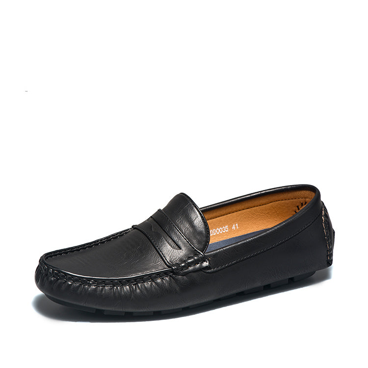 Bequeme Loafer für Herren aus Kunstleder