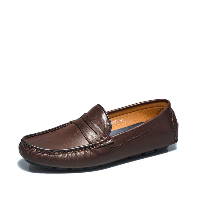 Bequeme Loafer für Herren aus Kunstleder