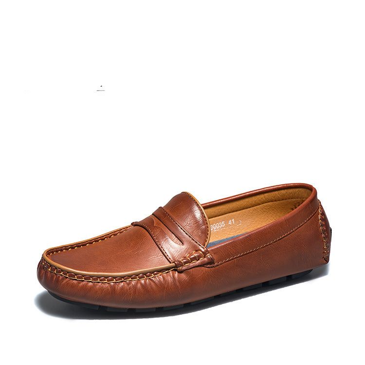 Bequeme Loafer für Herren aus Kunstleder