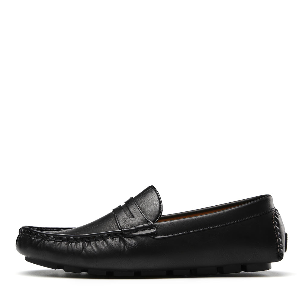 Bequeme Loafer für Herren aus Kunstleder