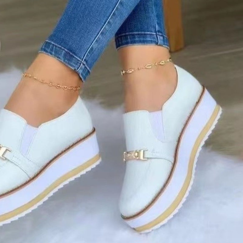 Bequeme Plateau-Loafer für Damen