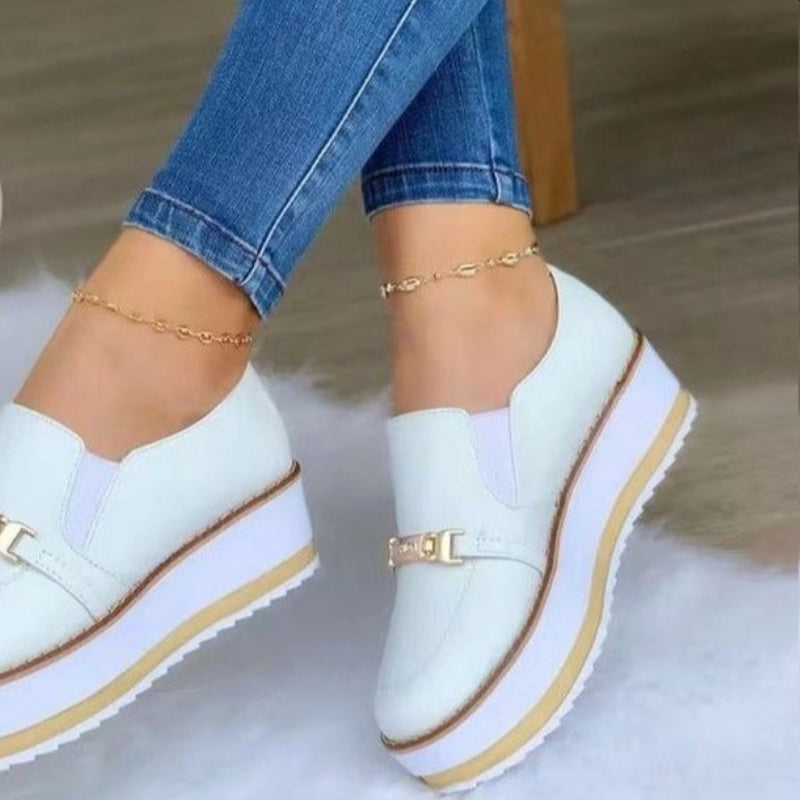 Bequeme Plateau-Loafer für Damen