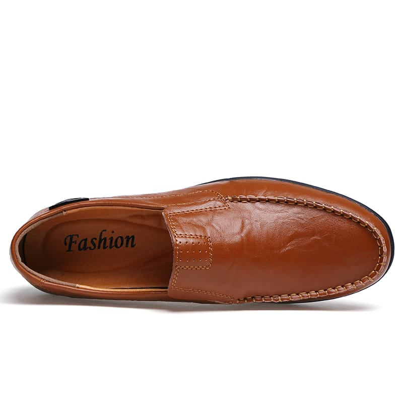 Bequeme und atmungsaktive Kunstleder-Loafer für Herren