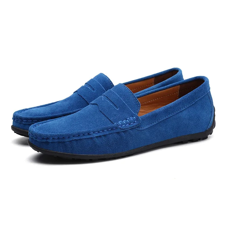 Penny-Steg des Herren-Loafers aus Wildleder