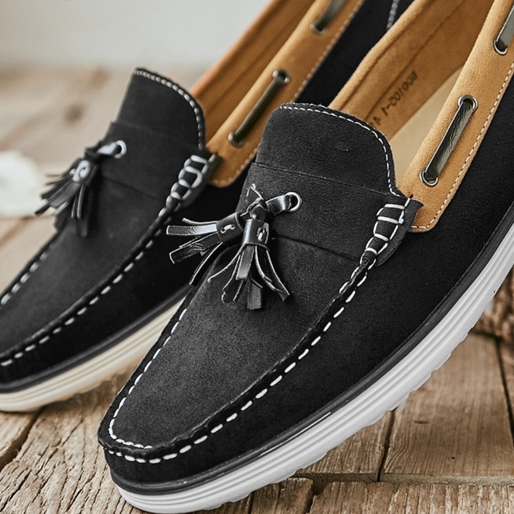 Herren-Bootsloafer mit Quaste