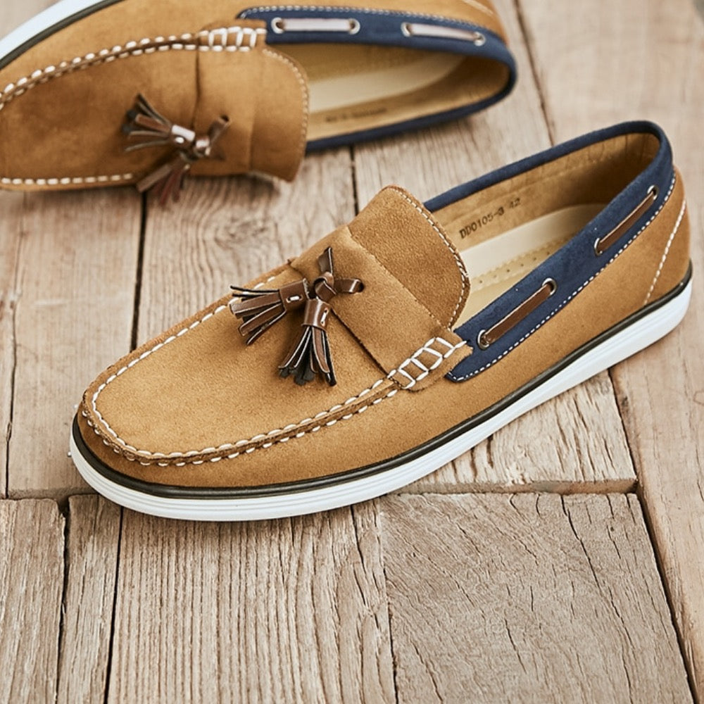 Herren-Bootsloafer mit Quaste