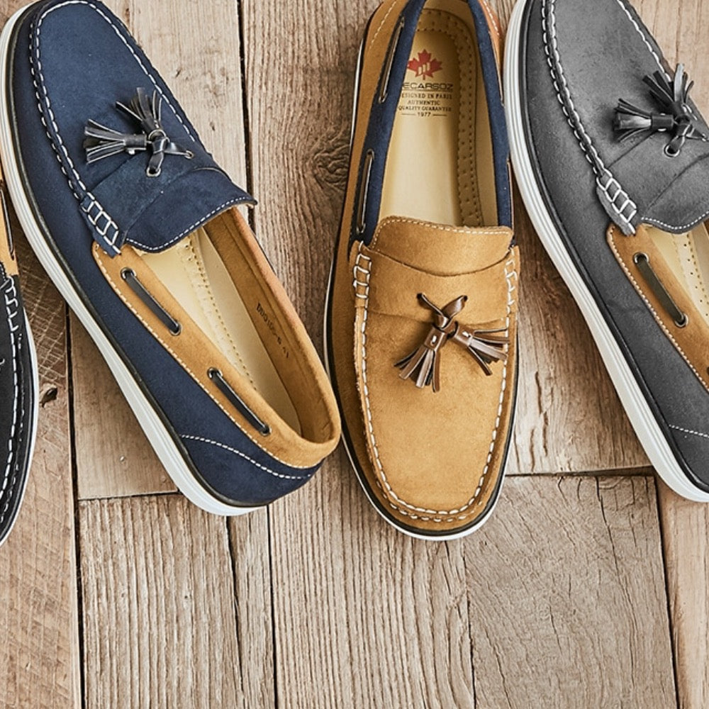 Herren-Bootsloafer mit Quaste