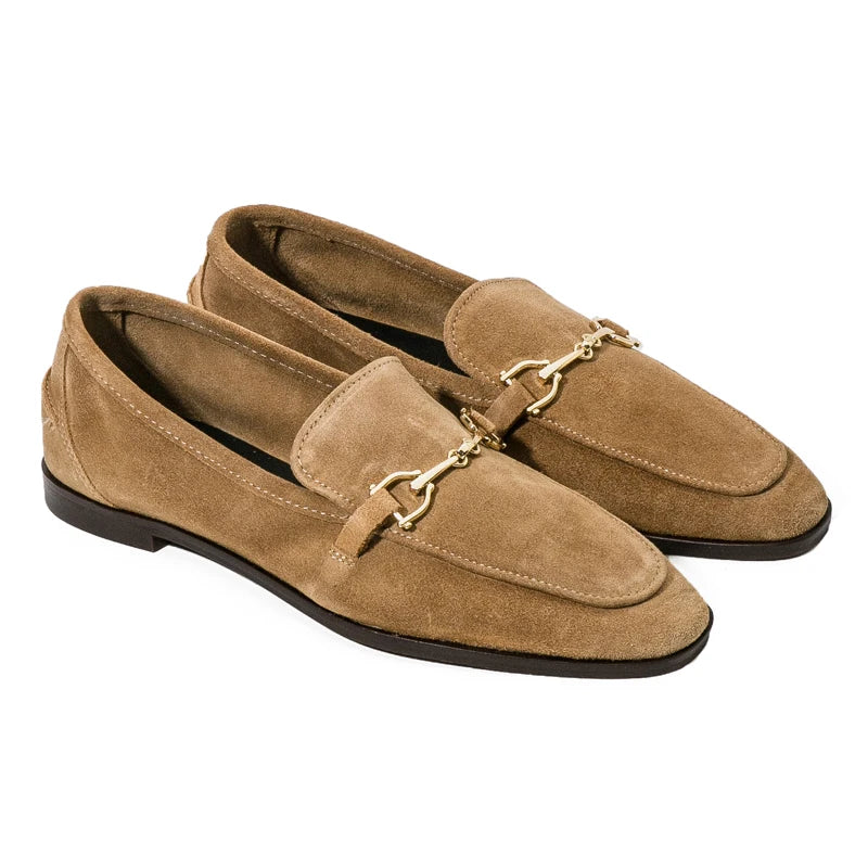 Damen Loafer aus Kunstwildleder, Seitenansicht