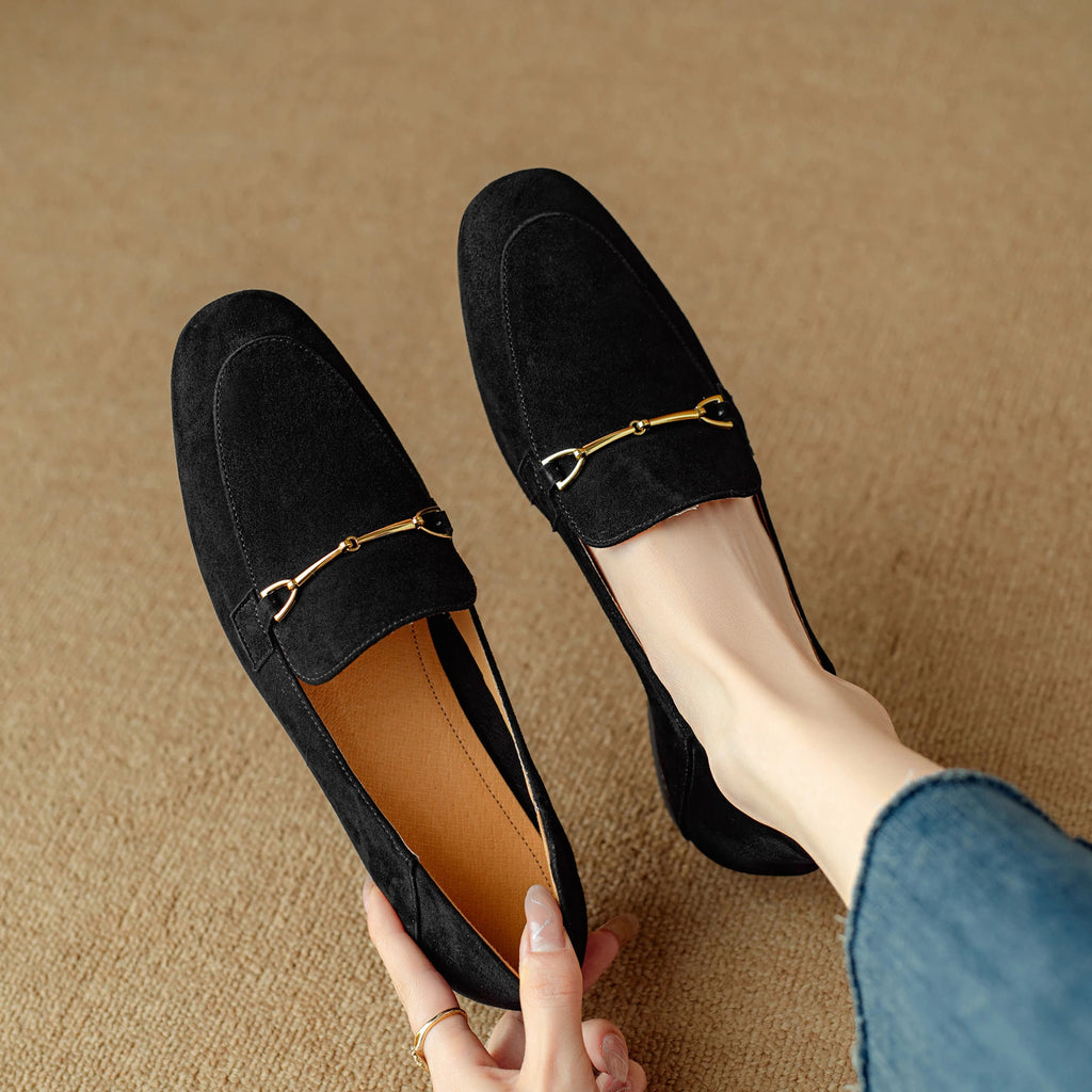 Damen Loafer aus Schafleder, Seitenansicht