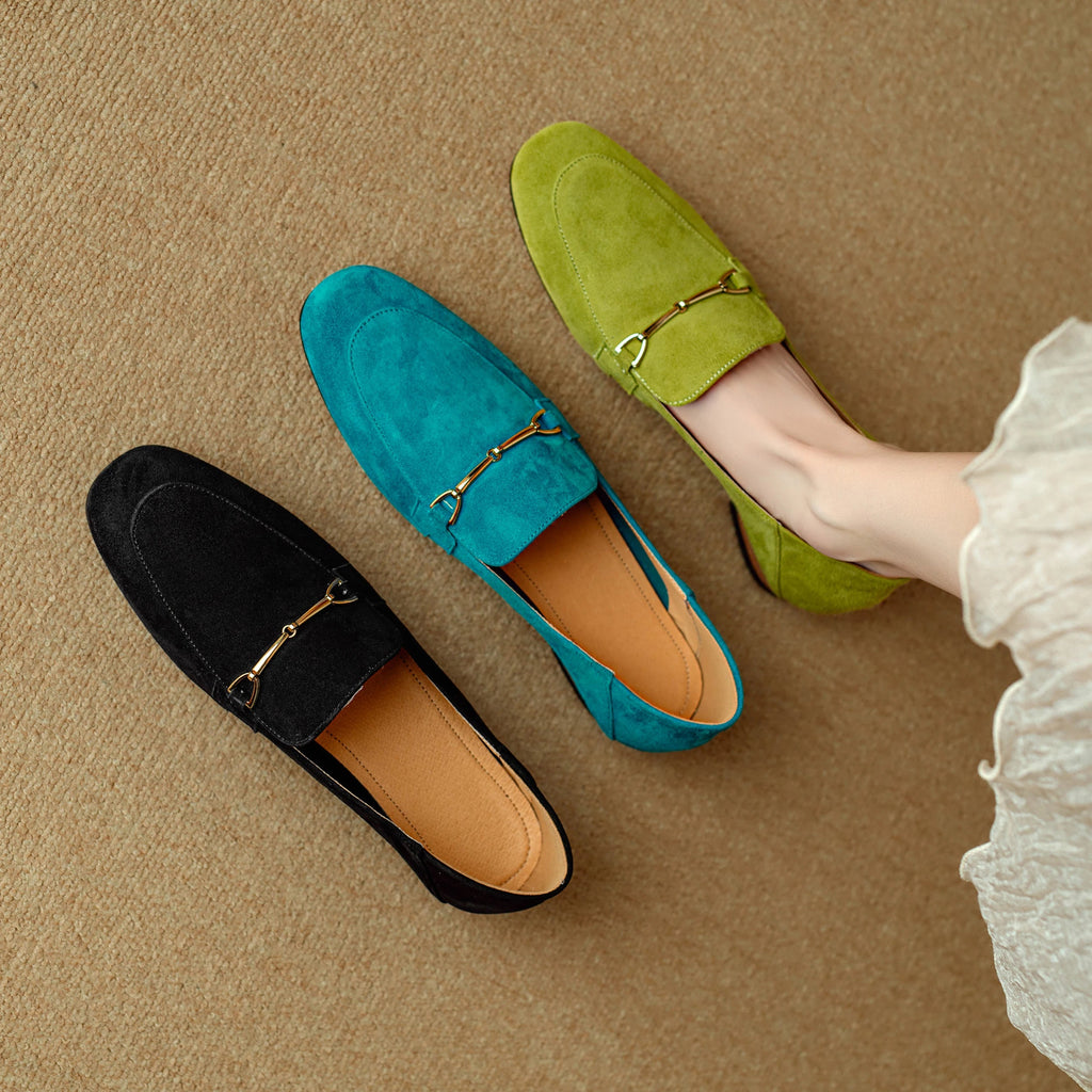 Damen Loafer aus Schafleder, Vorderansicht