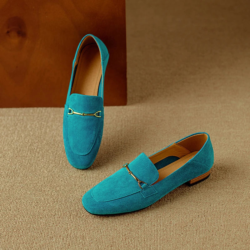 Damen Loafer aus Schafleder, Rückansicht