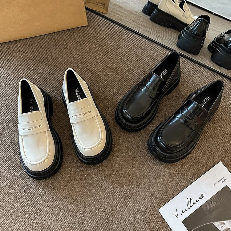 Britische Plateau-Loafer für Damen