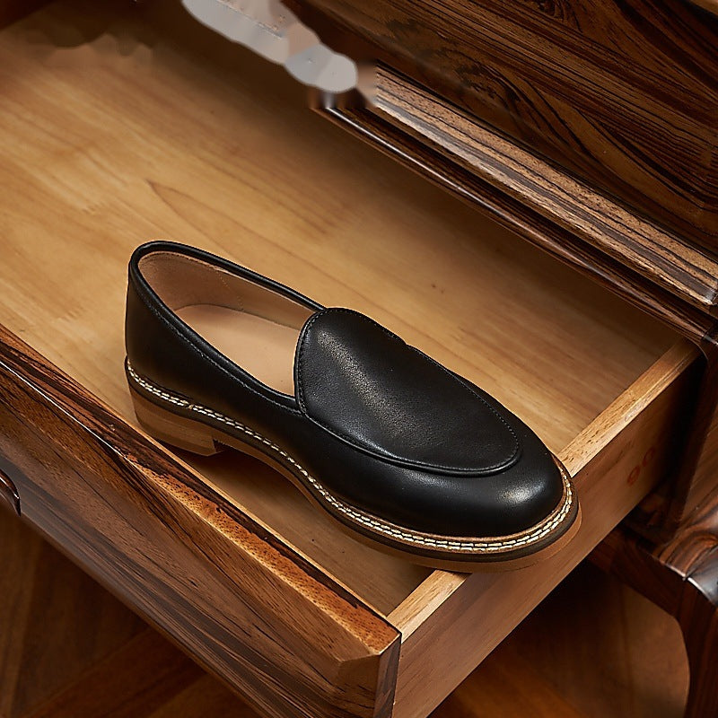 Elegante Herren-Loafer mit sichtbarer Ziernaht, Braun, Ansicht 10