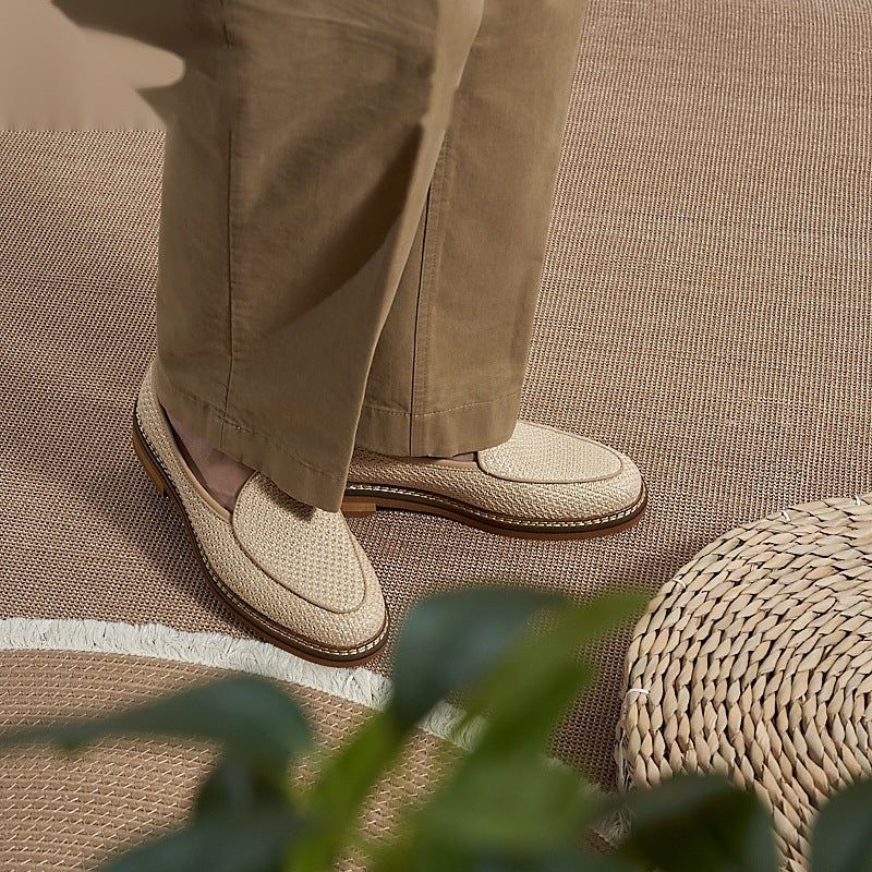 Elegante Herren-Loafer mit sichtbarer Ziernaht, Schwarz, Ansicht 9