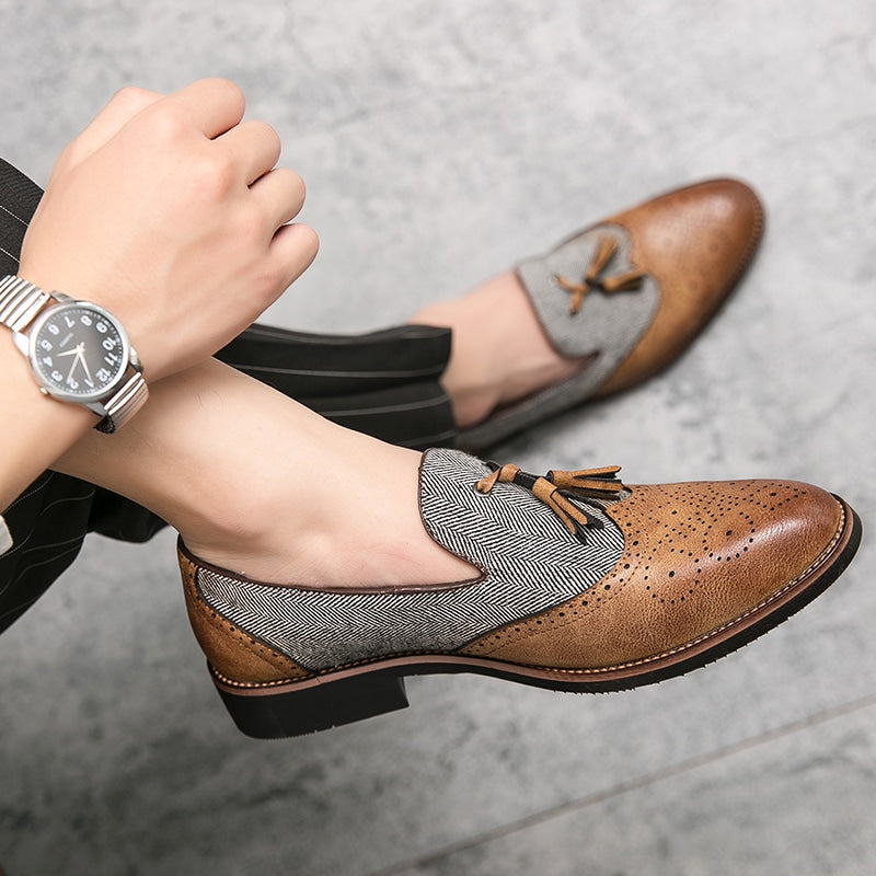 Trendige Loafer mit Quasten