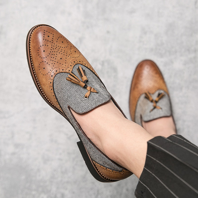 Trendige Loafer mit Quasten