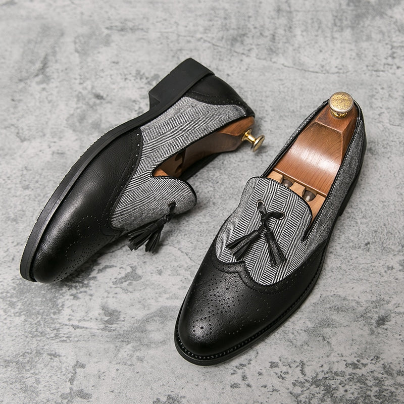 Trendige Loafer mit Quasten