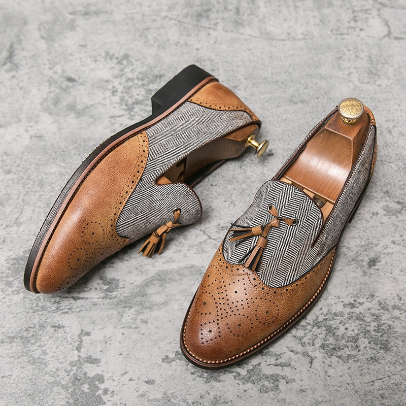 Trendige Loafer mit Quasten