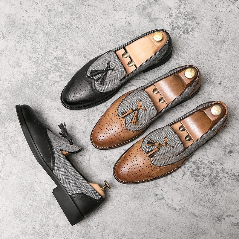 Trendige Loafer mit Quasten