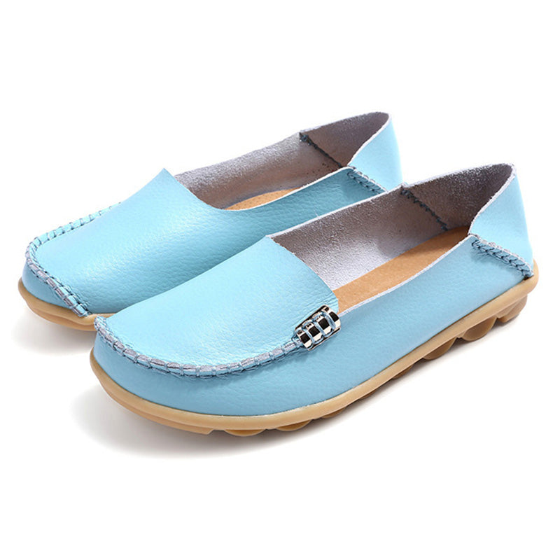 Flache Loafer in verschiedenen Farben für Damen
