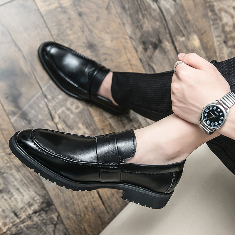 Formelle Kunstleder-Loafer für Herren