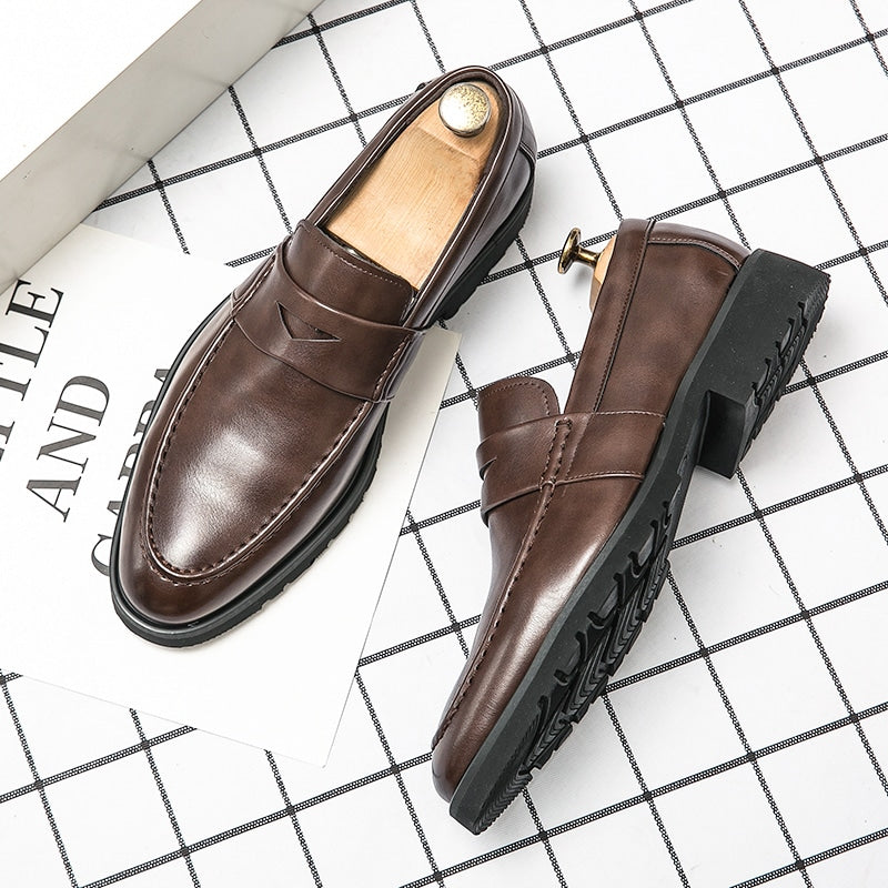 Formelle Kunstleder-Loafer für Herren