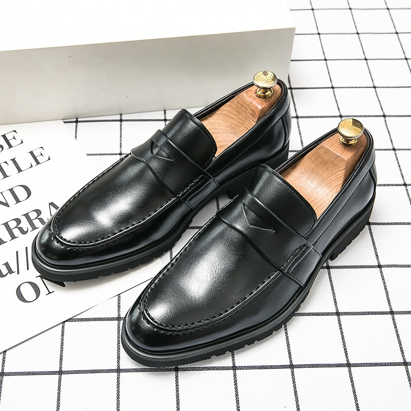 Formelle Kunstleder-Loafer für Herren