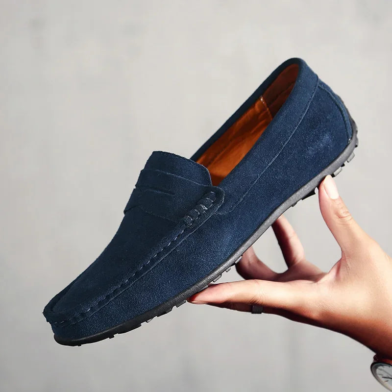 Herren Loafer mit Profilsohle im Penny-Stil in Schwarz, Ansicht 11