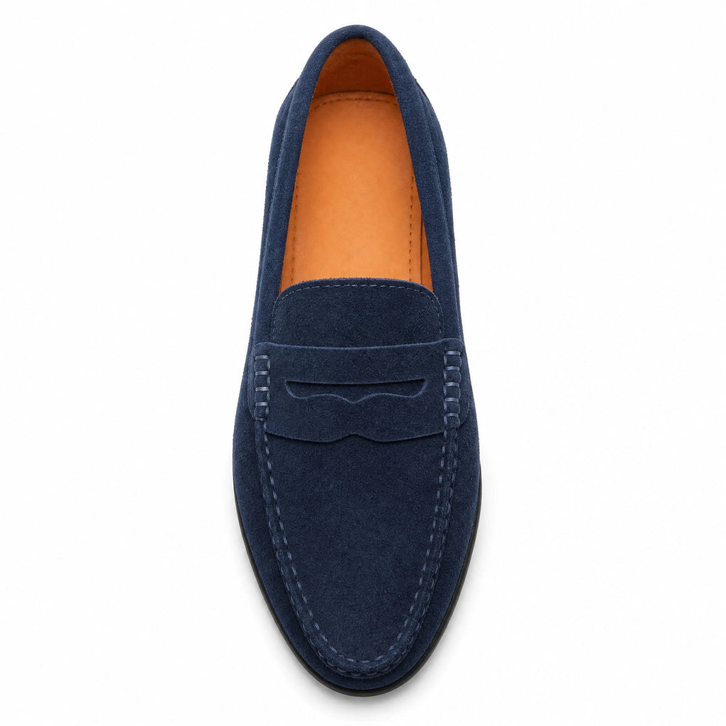 Herren Loafer mit Profilsohle im Penny-Stil in Schwarz, Ansicht 6