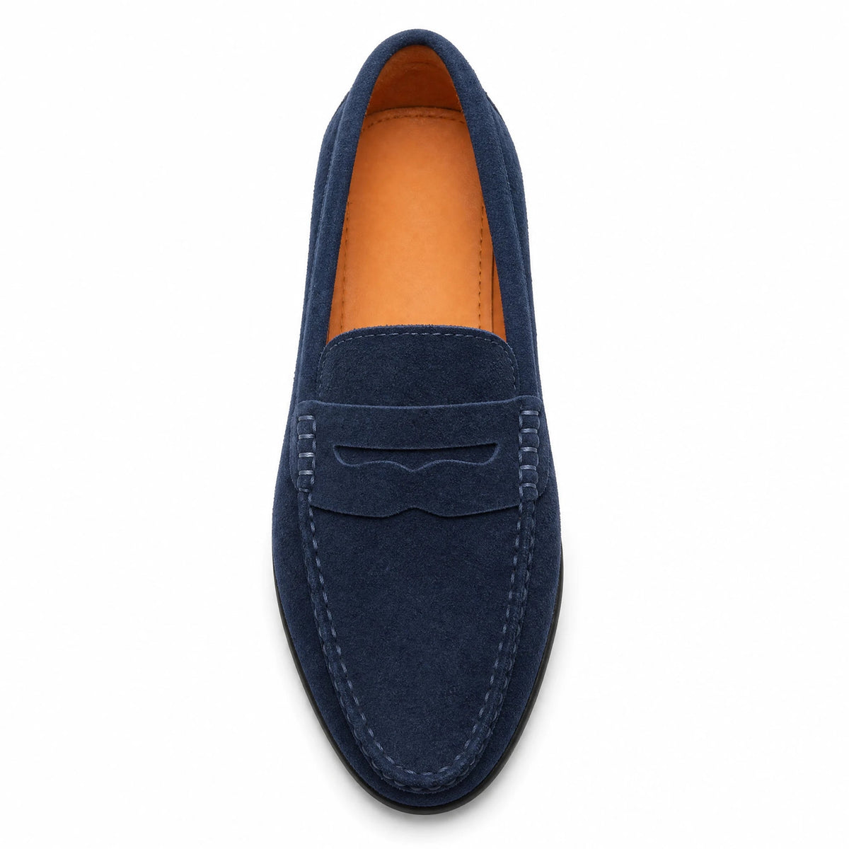 Herren Loafer mit Profilsohle im Penny-Stil in Schwarz, Ansicht 6